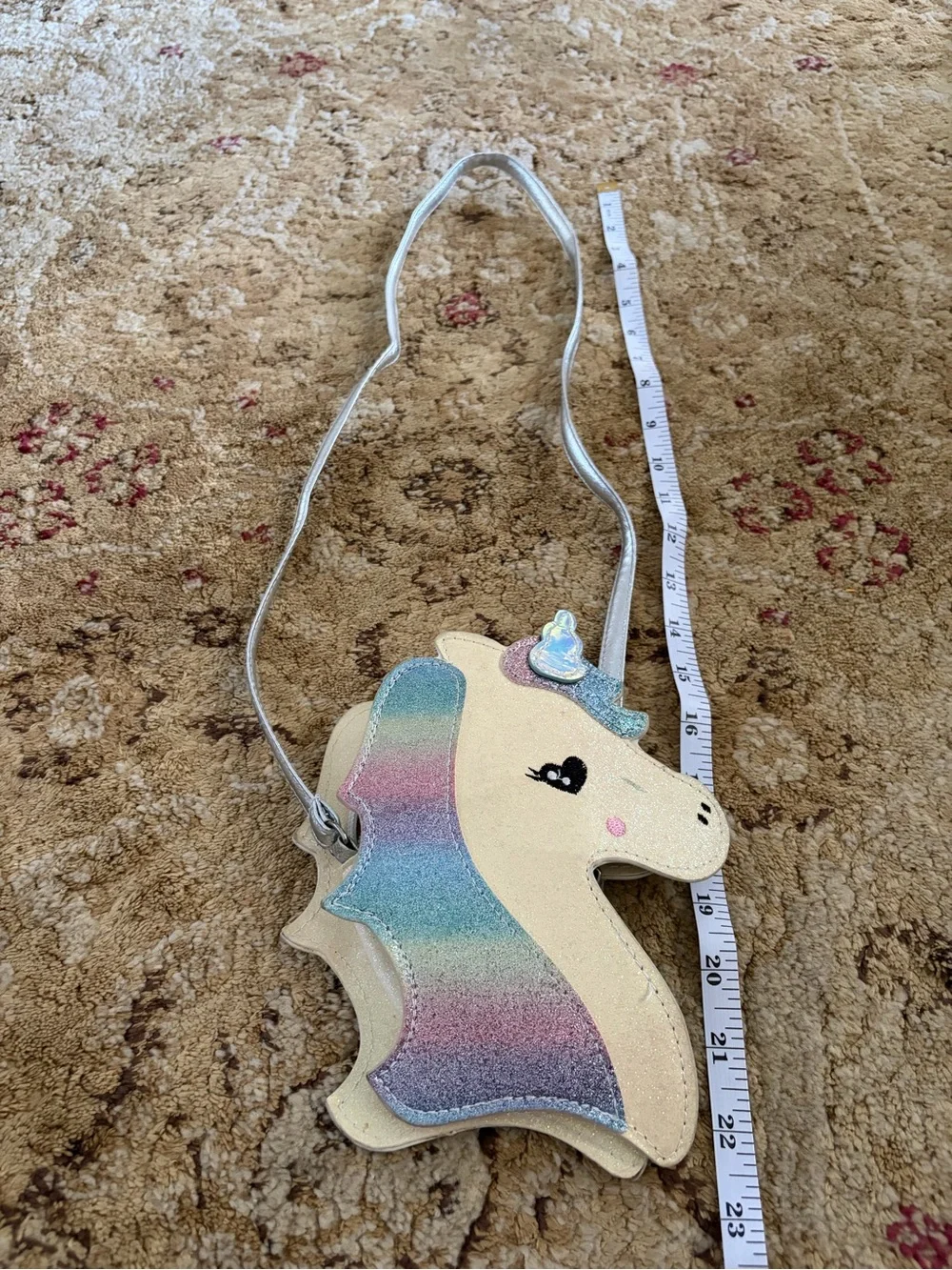 Cappeli Kids Unicorn Crossbody Bag in Pastel Rainbow one flaw see pics gifts